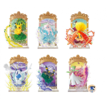 Authentic Pokemon figures re-ment Stained glass collection